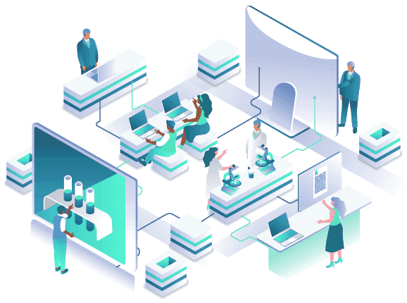 Technology and enterprise systems illustration